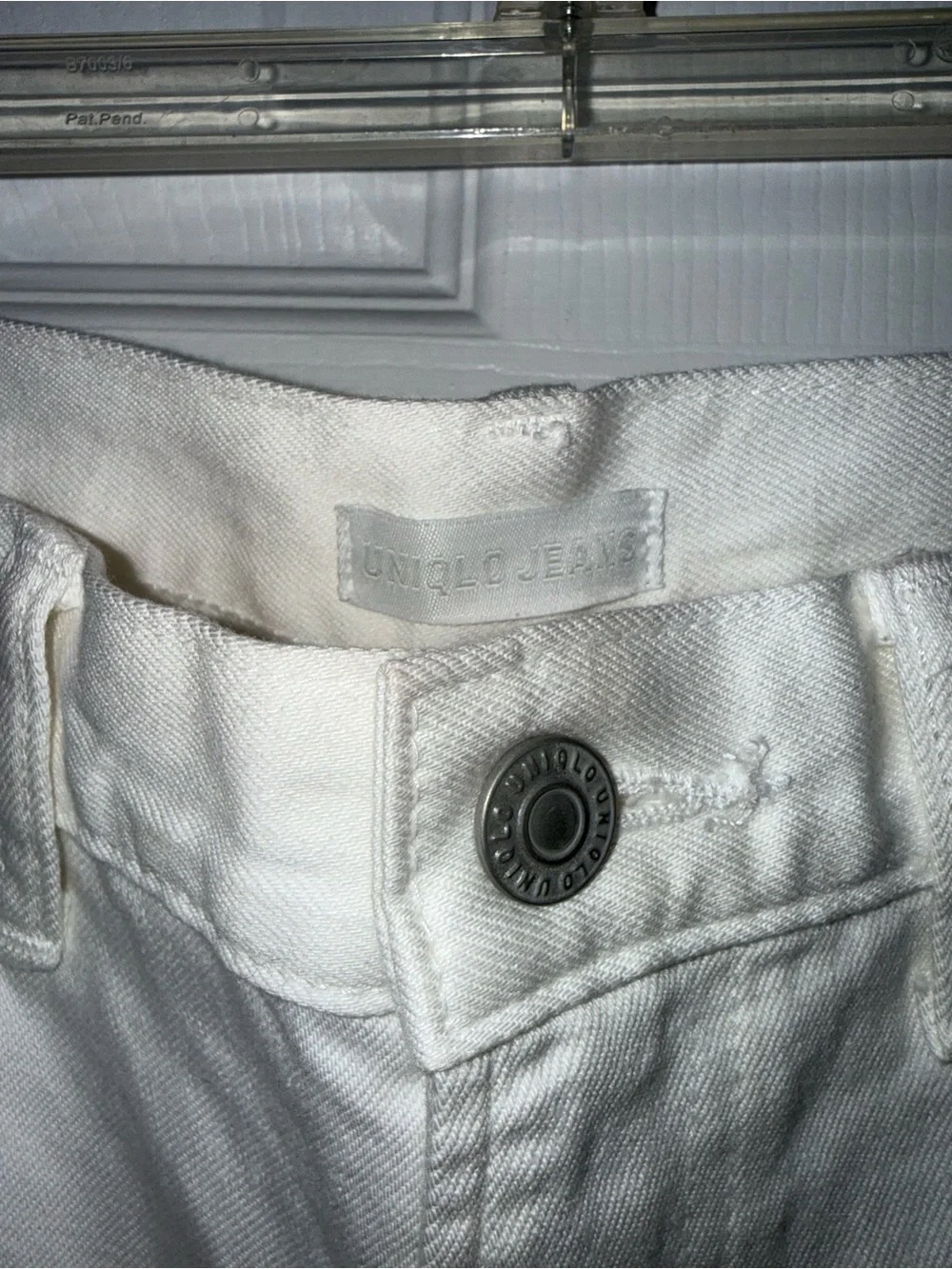 Uniqlo White Denim Jean Shorts
